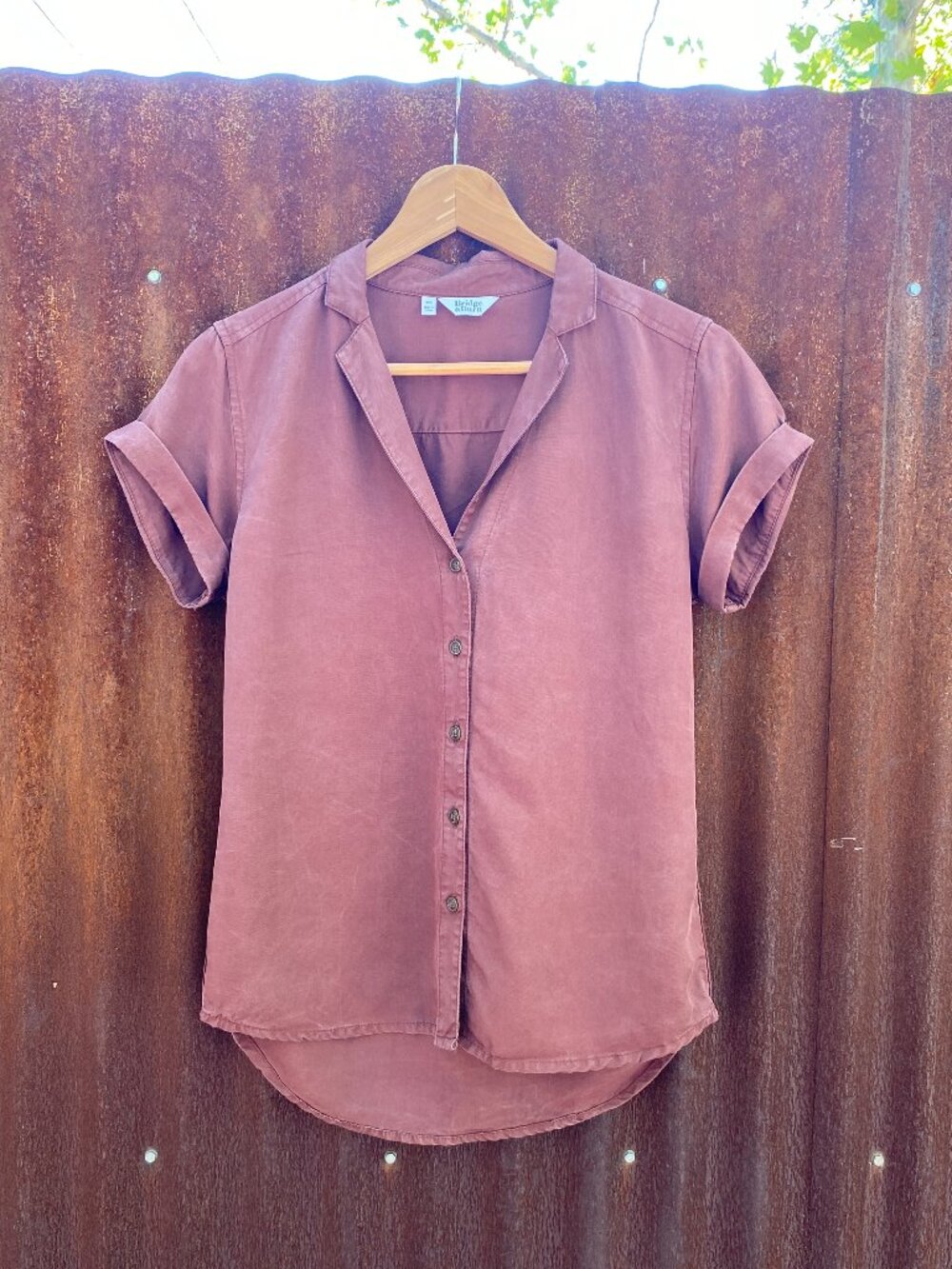 Bridge & Burn Innes Shirt | XS | Copper | Excellent Condition